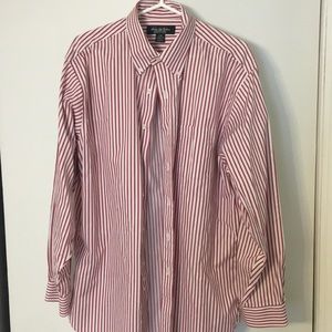 Brooks Brothers Large Red Stripe Shirt